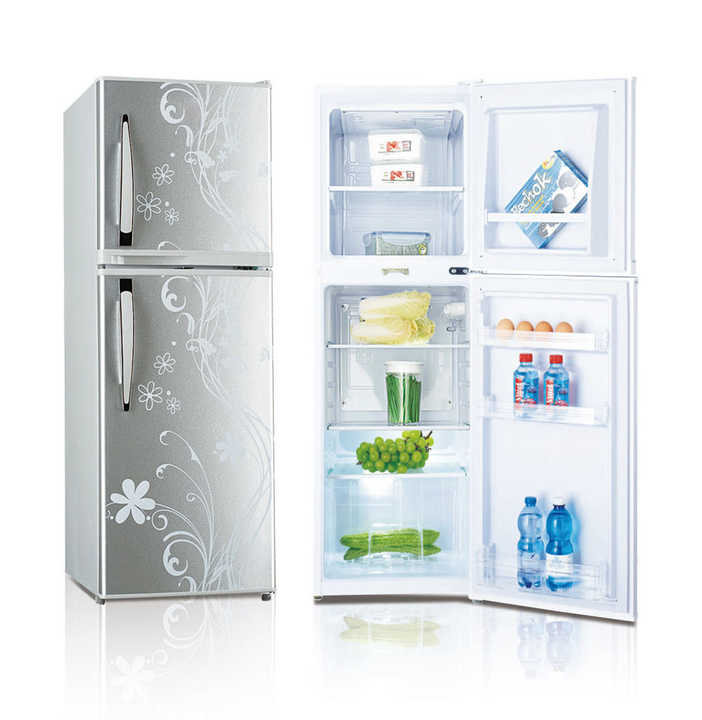 KD252F Stainless Steel Electric Portable No-Frost Compressor New Condition Gas Powered Bottom-Freezer Refrigerator Hotels