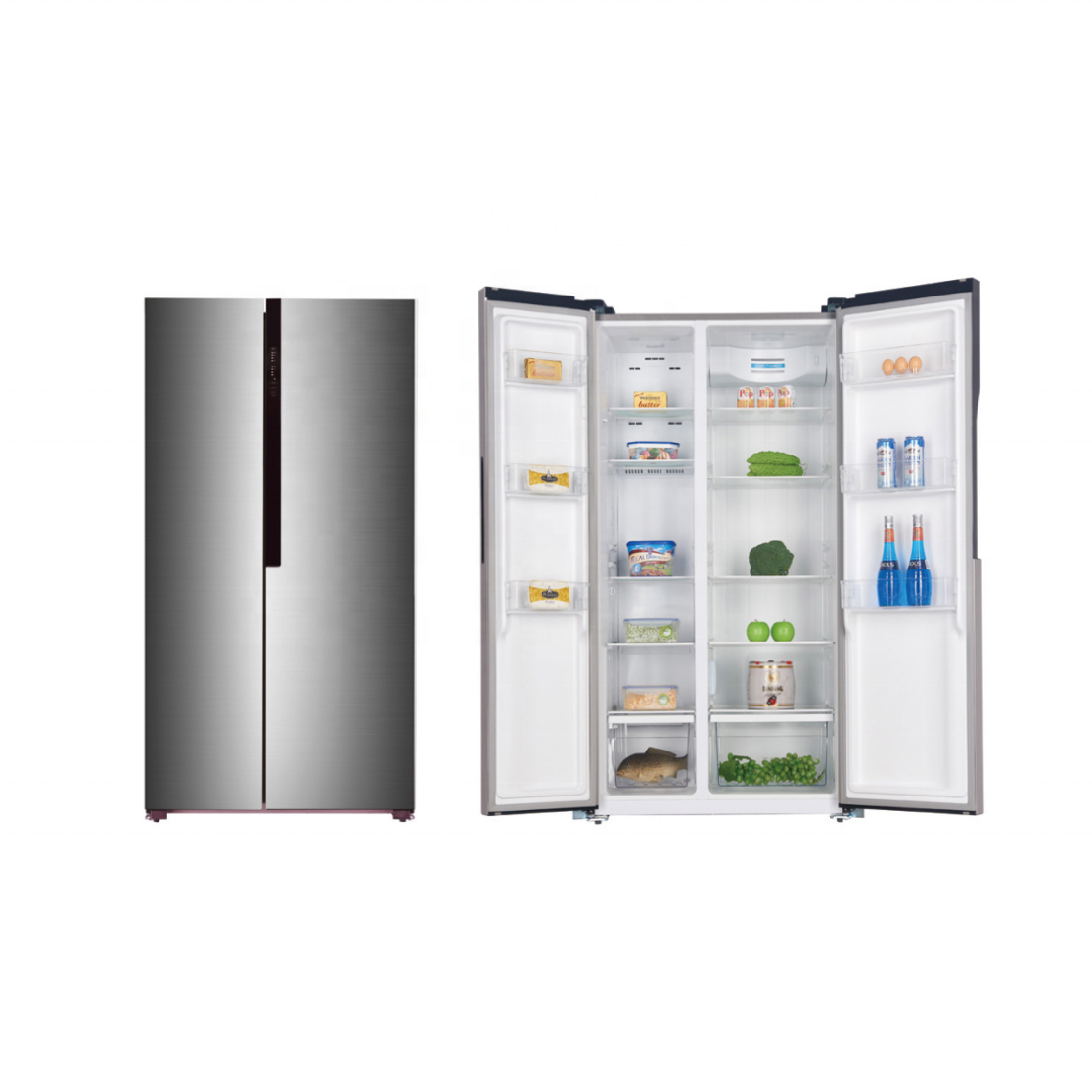 KDSBS520W Stainless Steel Electric Portable No-Frost Compressor New Condition Gas Powered Bottom-Freezer Refrigerator