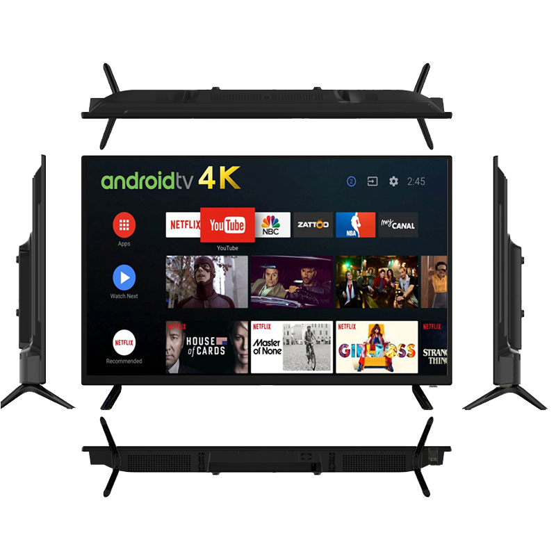 32 40 43 50 55 65 75 Inch Smart Television Ultra Thin Flat Screen Android Tv Smart 4K Ultra Hd Led Tv